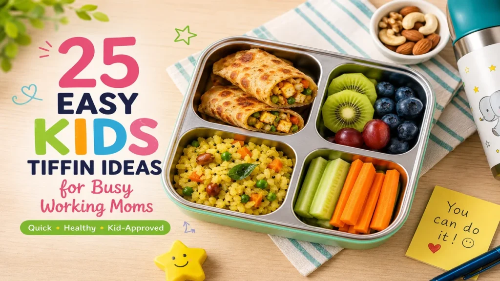 25 Easy Kids Tiffin Ideas for working mom