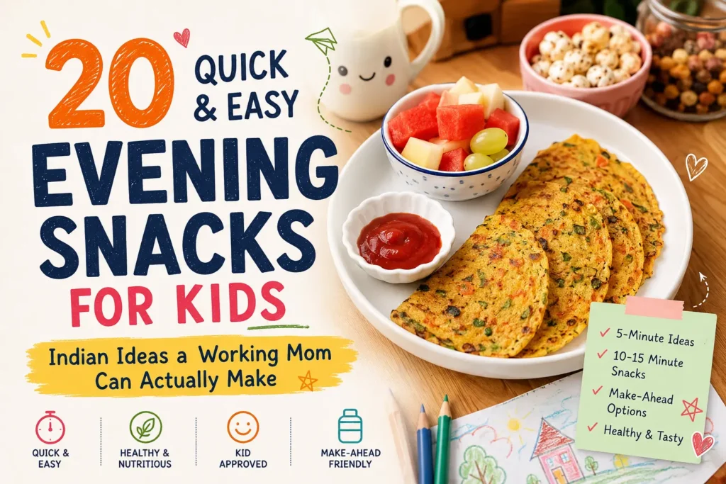20 Quick Indian Evening Snacks for Kids