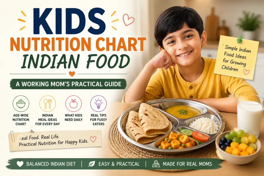 Kids Nutrition Chart Indian Food