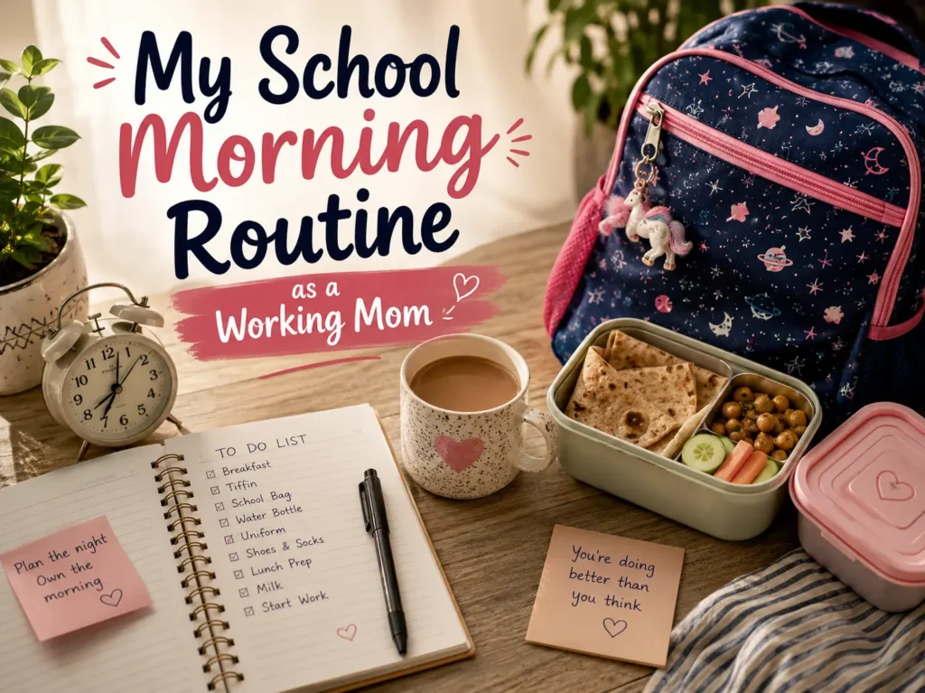 School morning routine for working mom