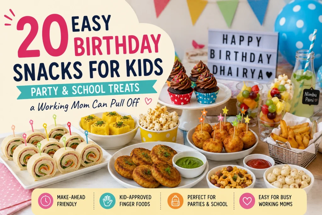 Easy Birthday Snacks Ideas for Kids