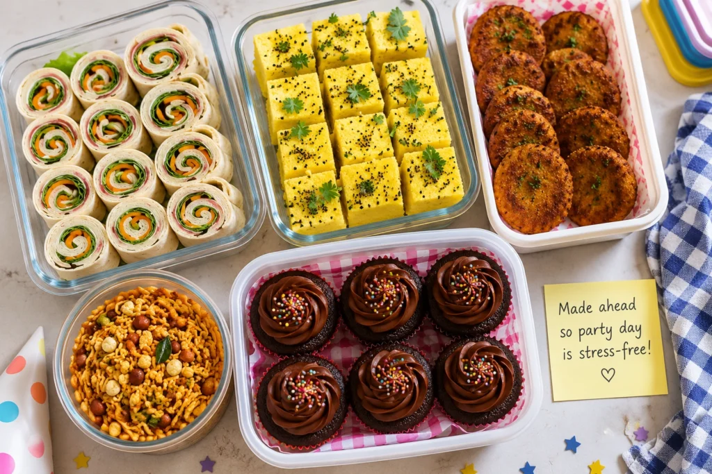 Make ahead Birthday Snacks