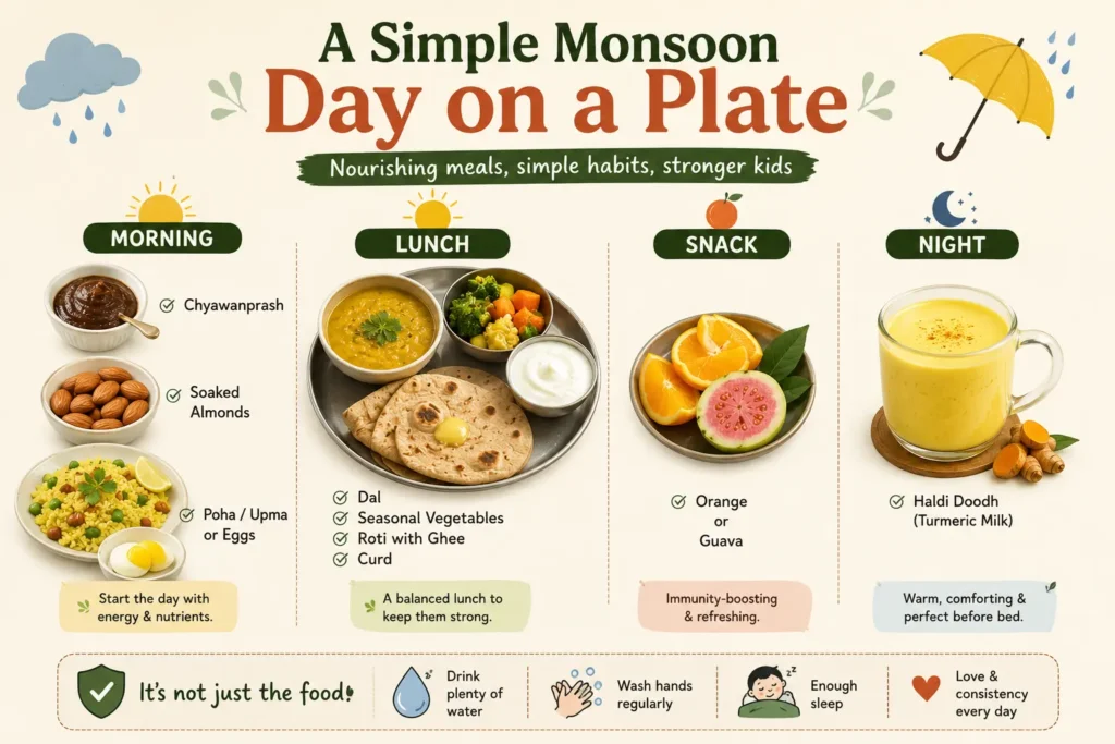 Simple Immunity boosting Plate for Kids