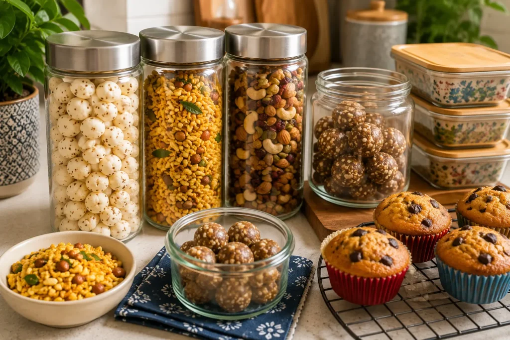 make-ahead snacks for kids in jars
