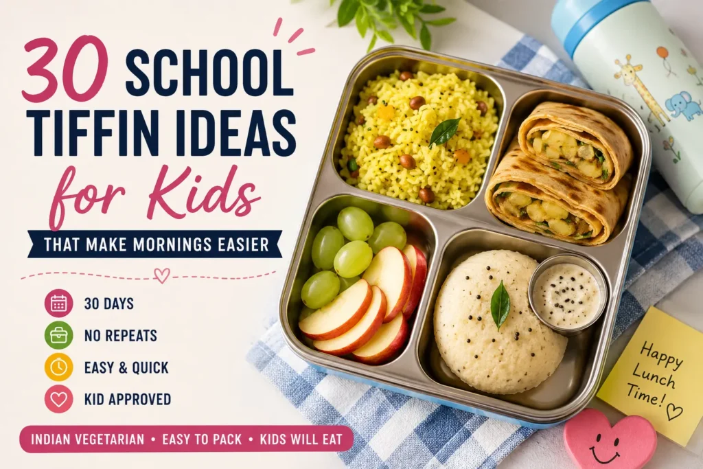 30 school tiffin ideas for kids