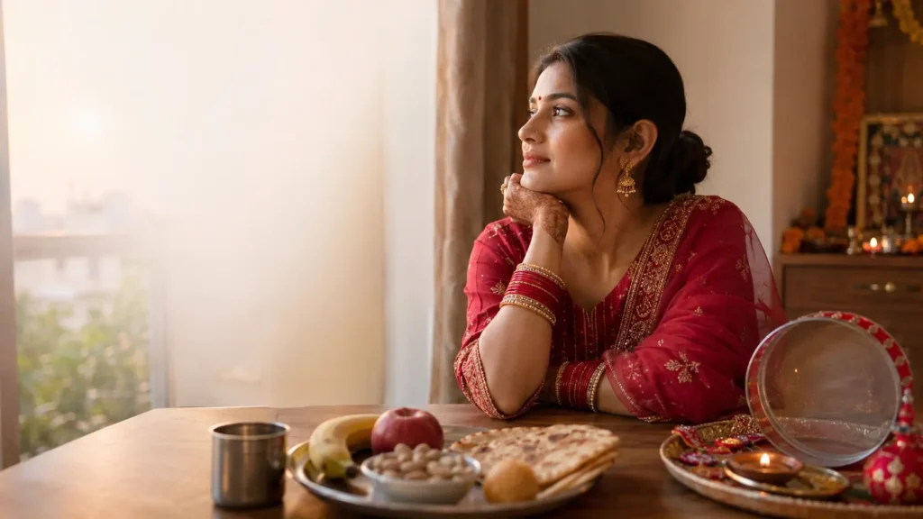 First Karwa Chauth after marriage