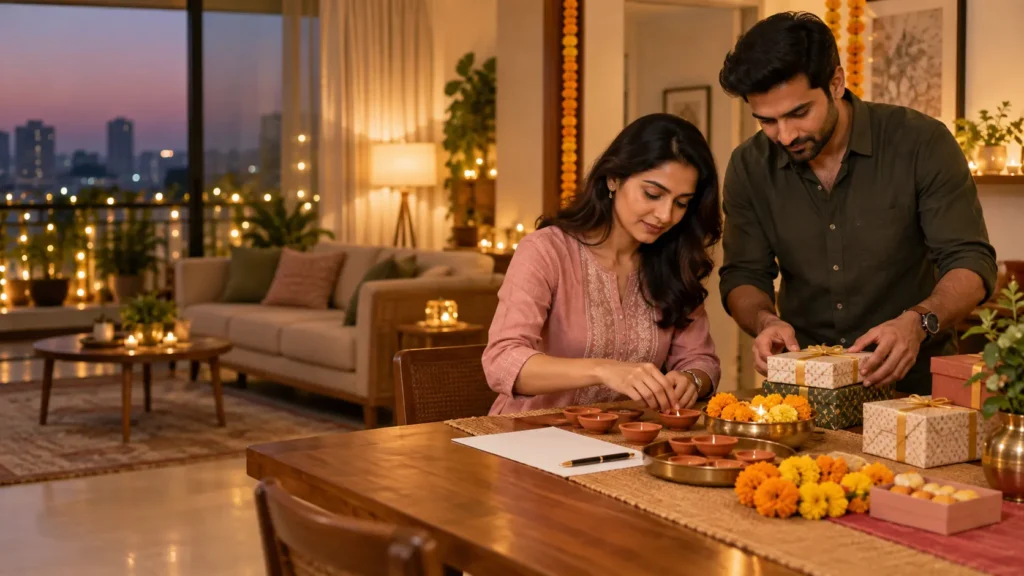 Diwali preparation for working women